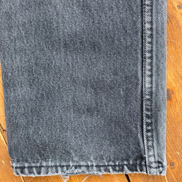 Vintage Dark Grey Wash Button Front Levis Strauss Jeans sz 25 by 34 - Picture 8 of 8